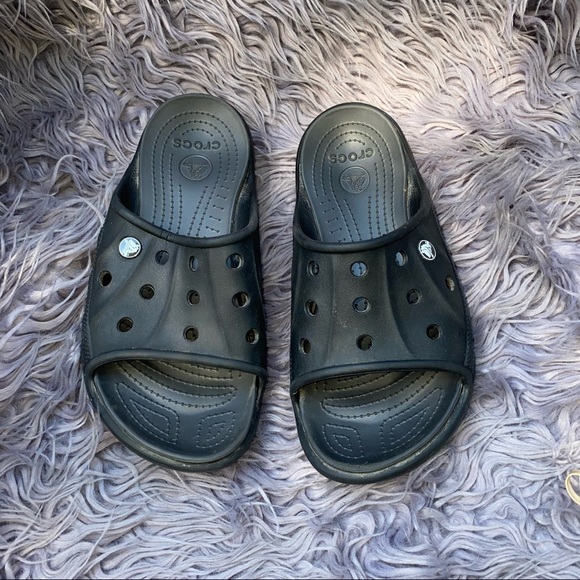 CROCS Shoes - Crocs black Sandal size M8 W10